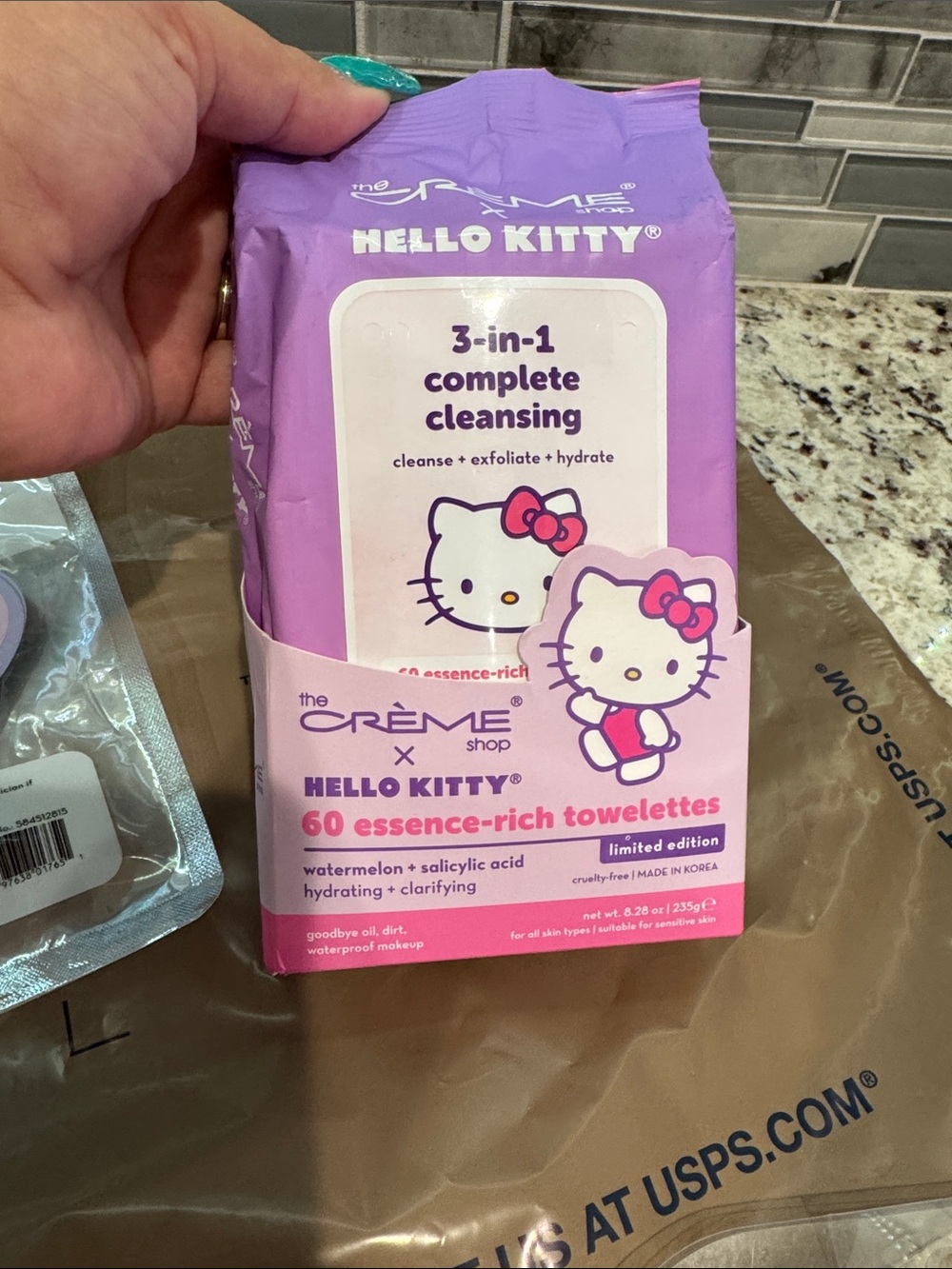 Crème X Hello Kitty Pink Skincare Set with Plush - Picture 6 of 6